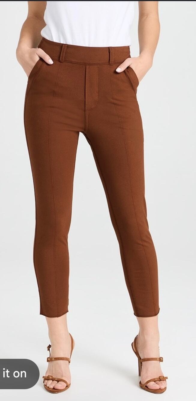 Frank & Eileen Murphy Billion Dollar PantRustToffee Brown fall casual elevated